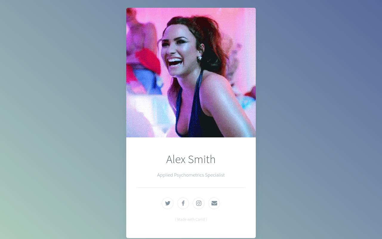 Carrd profile picture for @demi